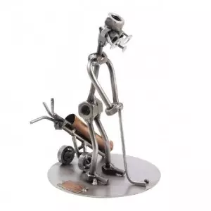 Golfist kovinska skulptura