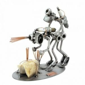 Potapljač kovinska skulptura