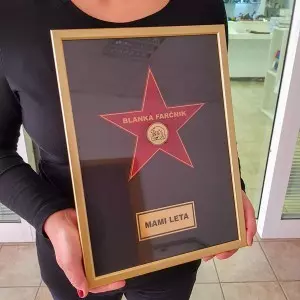 Plaketa Hollywoodska zvezda v uporabi