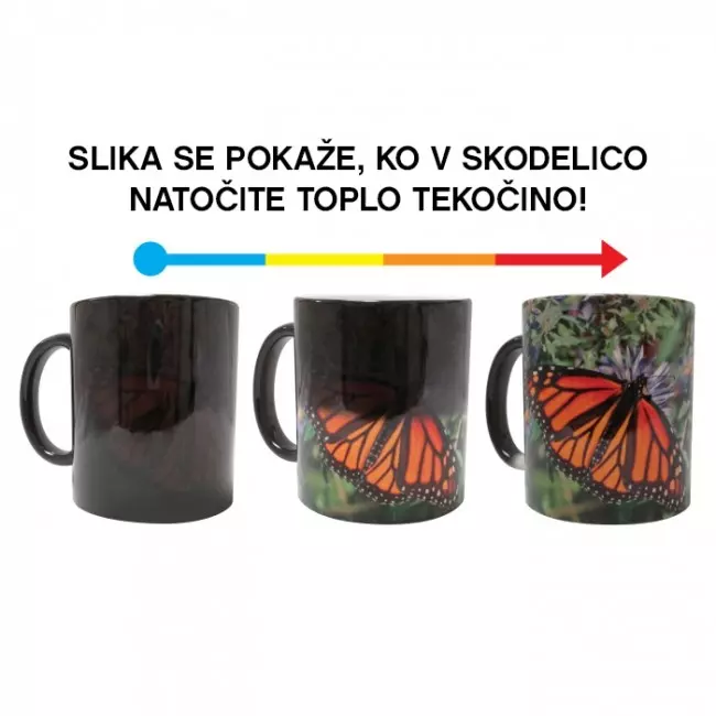 Skodelica presenečenja s sliko in napisom - slika 2