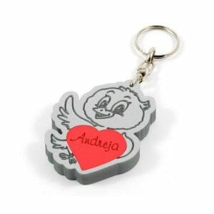 Ptiček obesek za ključe za darilo