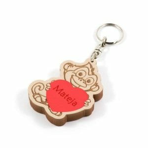 opica obesek za ključe iz EVA pene