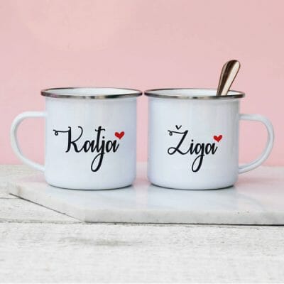 skodelici za pare z imeni