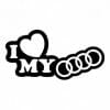 Nalepka I love my Audi