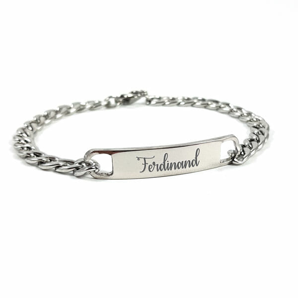 darila za moške - Zapestnica iz nerjavečega jekla