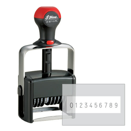 H-6510PL Shiny numerator kovinski