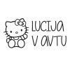Nalepka za avto Hello Kitty, okrasne nalepke za avto