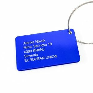 oznaka za prtljago, obesek za kovček za identifikacijo prtljage