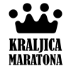 Okrasna nalepka za avto Kraljica maratona