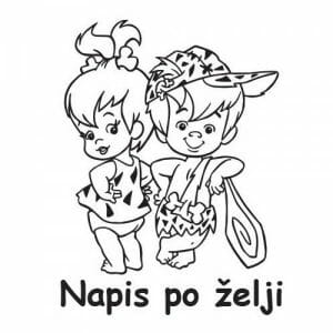 avto nalepka z napisom ali imenom otroka