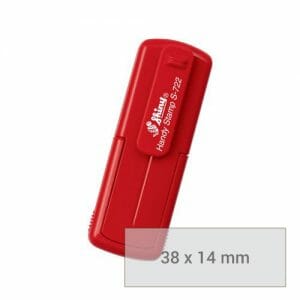 Shiny Handy S-722, 38x14 mm, žepna štampiljka