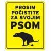 poberite za psom, pasji drek
