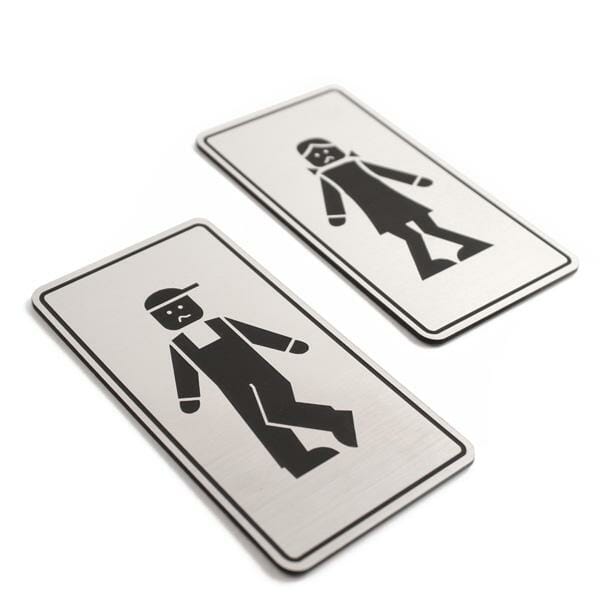 Wc set tablic za stranišče zanj zanjo