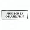 nalepka tablica z napisom po naročilu