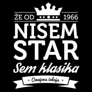 Alternative view of Nisem star sem klasika, majica z lastnim napisom