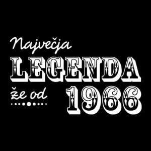 Alternative view of Največja legenda že od, majica z lastnim napisom