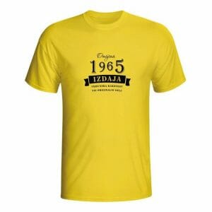 Omejena izdaja majica za rojstni dan