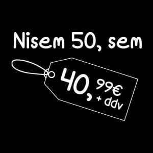 Alternative view of Nisem 50, majica za abrahame