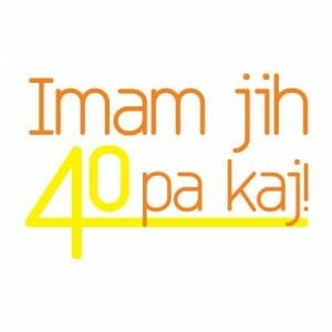 Alternative view of Imam jih 40 pa kaj! majica z lastno letnico