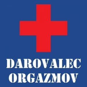 Alternative view of Darovalec orgazmov, majica z napisom