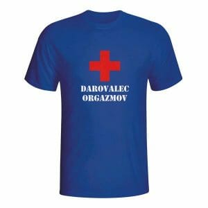Darovalec orgazmov majica z napisom