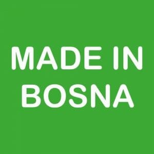 Alternative view of Made in Bosna, majica z napisom
