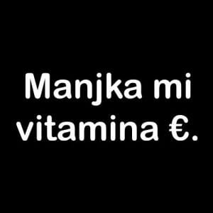 Alternative view of Manjka mi vitamina €, majica