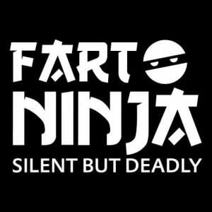 Alternative view of Fart Ninja Silent But Deadly, majica