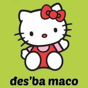 Alternative view of Đes'ba maco, majica