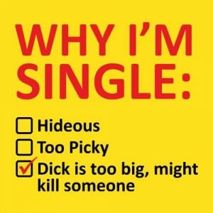 Why I'm single, moška majica