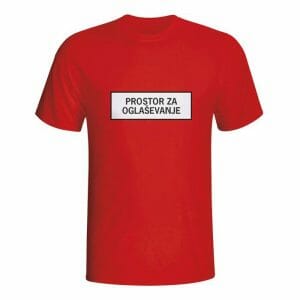 Prostor za oglaševanje, majica