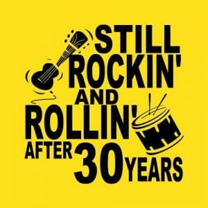 Alternative view of Still Rockin' and Rollin' after 30 years, majica