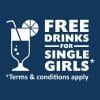 Free drinks for single girls, majica - slika 2