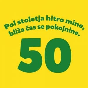 Alternative view of Pol stoletja hitro mine, majica