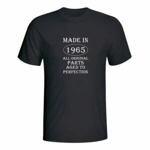 Made in 1965, majica za rojstni dan