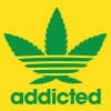 Addicted, majica z napisom po meri