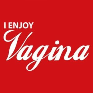 Alternative view of I enjoy vagina, majica