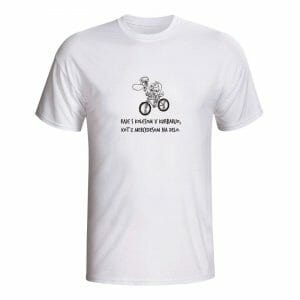 Raje s kolesom v kurbarijo, majica