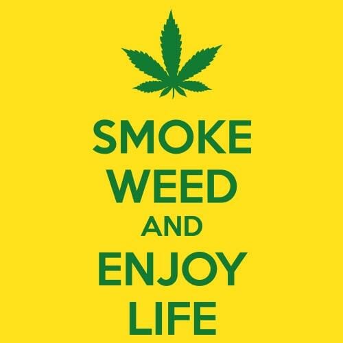 Smoke weed and enjoy life, majica - slika 2