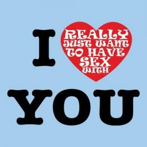 Alternative view of I really just want to have sex with you, majica