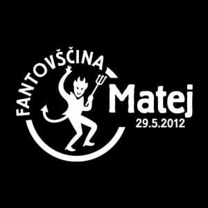 Alternative view of Majica za fantovščino z napisom