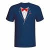 Tuxedo barvni, majica za moške