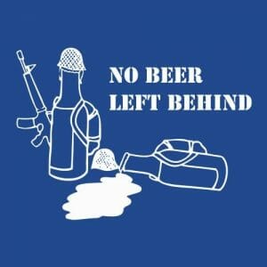 Alternative view of No Beer left Behind, majica