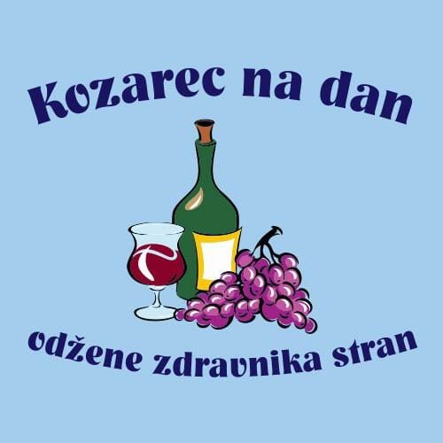 Kozarec na dan, odžene zdravnika stran, majica - slika 2