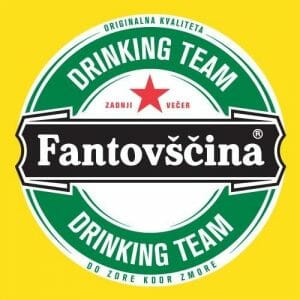 Alternative view of Fantovščina drinking team Heineken, majica