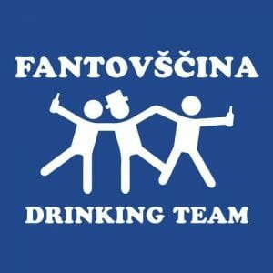 Alternative view of Drinking team fantovščina, majica