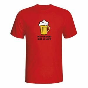 Pivo se peni, jebe se meni, majica