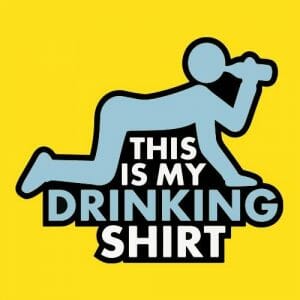 Alternative view of This is my drinking shirt, majica