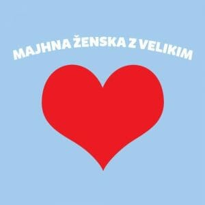 Alternative view of Majhna ženska z velikim srcem, majica