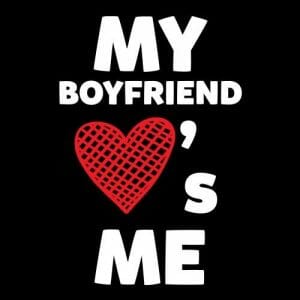 Alternative view of My Boyfriend Loves me, ženska majica